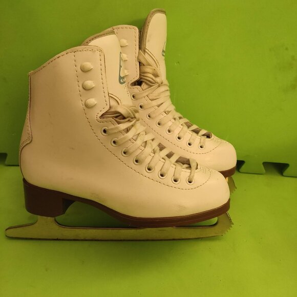 GLACIER 520 GIRL'S SIZE 2.5 FIGURE SKATES ICE SKATES - Picture 3 of 8